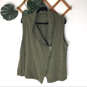 Soft Surroundings Olive Green XL Vest Tank